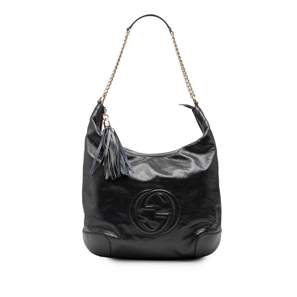 Gucci Patent Soho Shoulder Bag Pre- #338494G59B
